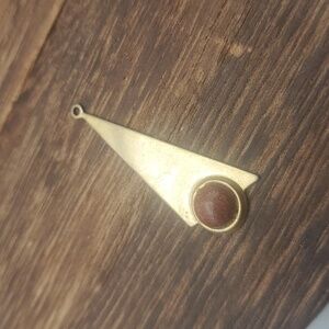 Pyramid droplet totem necklace pendant